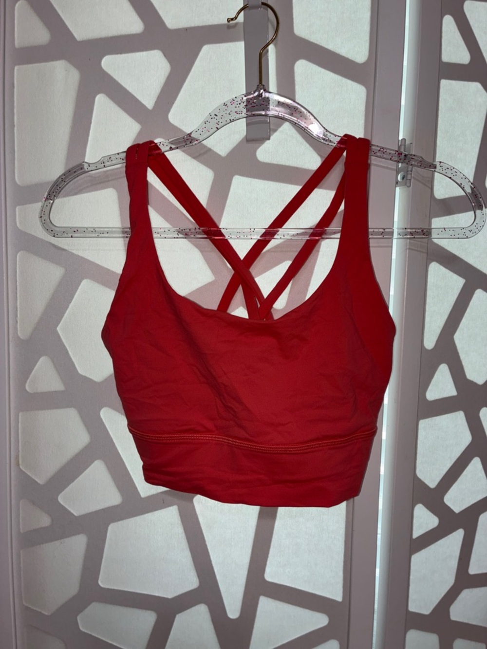 lululemon athletica Crimson Strappy Sports Bra